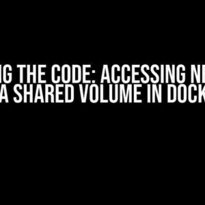 Cracking the Code: Accessing New Files in a Shared Volume in Docker