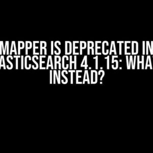 Entity Mapper is Deprecated in Spring Data Elasticsearch 4.1.15: What to Use Instead?